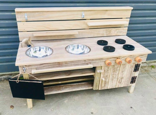 Little Forager Mud Kitchen  -1200mm with Oven