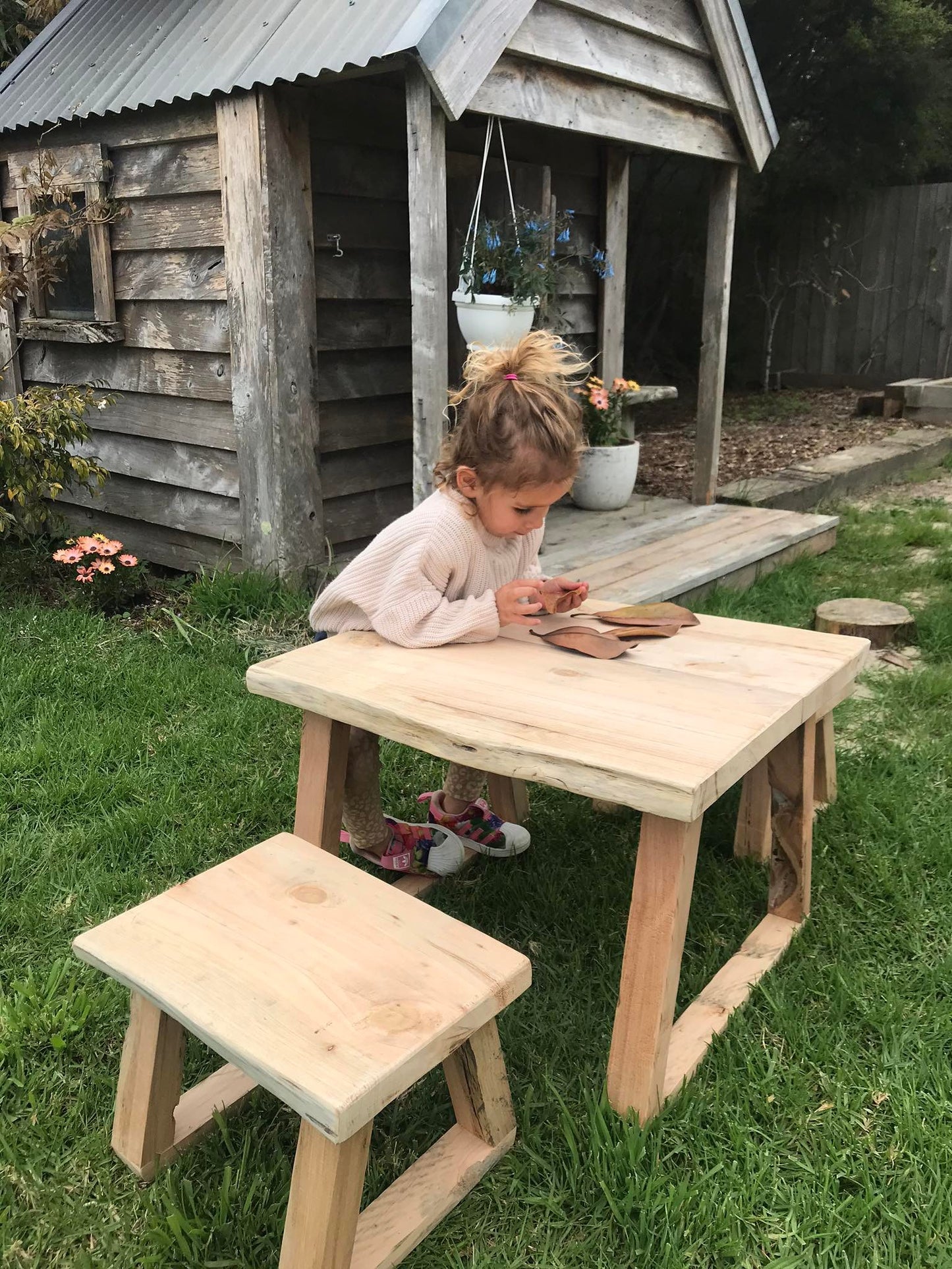 Rustic Table & Chair Set